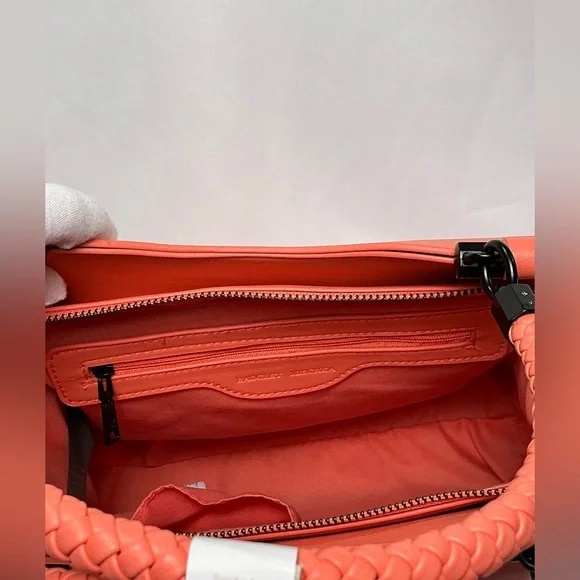 Badgley Mischka Coral crossbody Handbag tote New - Picture 9 of 11